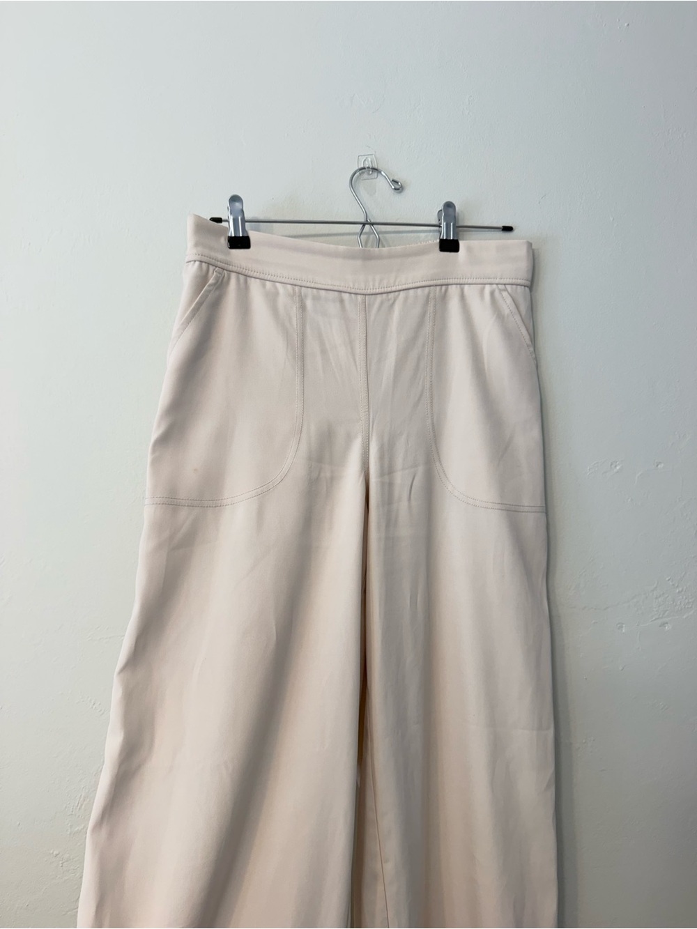 Max Studio Beige Wide Leg Pants Size Medium - Picture 2 of 5